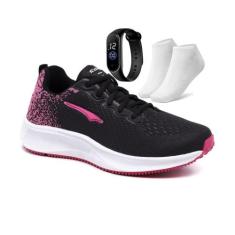 Kit Tênis Feminino Casual Esportivo Para Academia Treino Confortável R