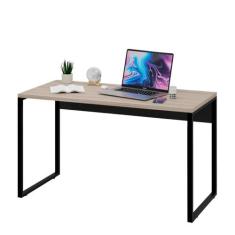 Mesa De Escritório Computador Industrial 1,35m Netmobil, Dubai/Preto