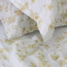 Lençol S/ Elástico Casa Blanca Percal 400 Fios 100% Algodão Egípcio Qu