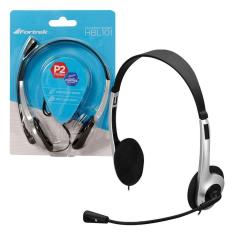 Headset Fortrek Hbl101, 2x P2 3.5mm, Prata/preto