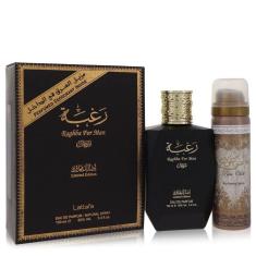 Perfume Masculino Lattafa 100 ML Eau Parfum Plus 50 ML Desodor.