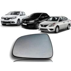 Vidro Lente Retrovisor Logan Sandero Versa 15 Até 20 Esquerdo RN034C -
