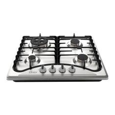 Cooktop A Gás Inox 4 Bocas Oster Semiprofissional Otop601