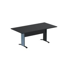 Mesa de Reunião 180x90cm Mr1800at Preto/Azul Dali