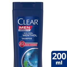 Shampoo Clear Men Anticaspa Ice Cool Menthol 200ml, 200ml