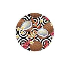 Sousplat Tropical Coco - NSW, 1 Peça, com base