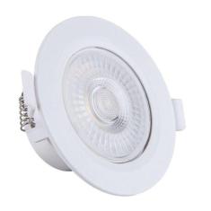 Spot Led de Embutir Forro Teto Gesso Drywall Redondo PP 7W Luz Neutra 