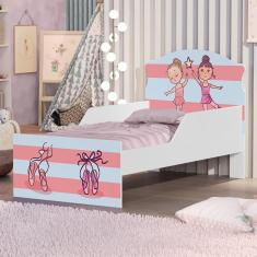 Mini Cama Bailarinas Meninas Com Colchão