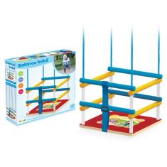 Balanço Bebê Em Madeira - Junges Vermelho 326