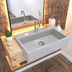 Kit Cuba Xrt55 Válvula Click 1 1/2 Polegadas Sifão Flexível Pvc Compace Cinza