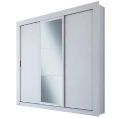 Guarda Roupa Casal 3 Portas 2 Gavetas PH1681 Herval Touch Branco