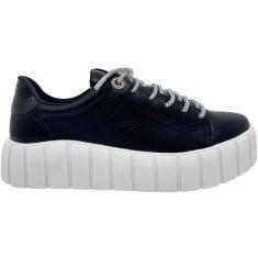 Tênis Feminino Casual Flatform Fechamento em Zíper Via Marte 23-10910