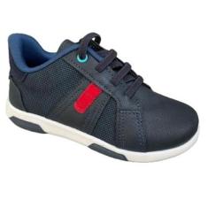Tenis Infantil Menino Casual Com Zíper Pé Com Pé 47421-Masculino