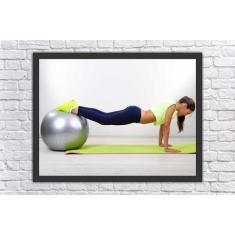 Quadro Decorativo Academias Fitness Pilates Ginástica Salas Decorações