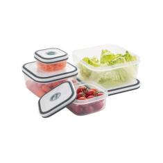 KIT 4 Potes Hermeticos - Electrolux, Transparente