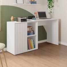 Escrivaninha para Escritório com 1 Porta Ripada Start