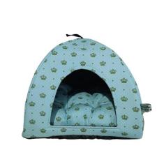 Cama Pet 2x1 Casinha Cabana Toca Iglu Almofada Cães Gato M - Multiflex