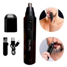 Depilador Aparador Nariz Orelha Portátil Elétrico Recarregável Multifu