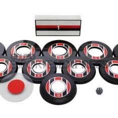 Jogo de Futebol de Botão Klopf Preto e Vermelho Cód. 4095