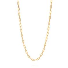 Corrente Rommanel Banhado Ouro Fio Longo Diamantado 60 CM 531996