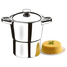 Cuscuzeira Brinox Lyon 2 Litros Ø 16 cm Aço Inox