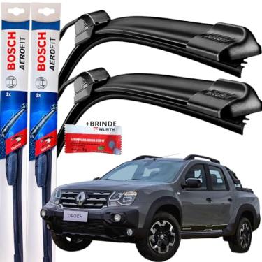 Imagem de Palheta Limpador Parabrisa Bosch Aerofit Par de Palheta Limpadora Dianteiro Original Oroch 2015 á→2024