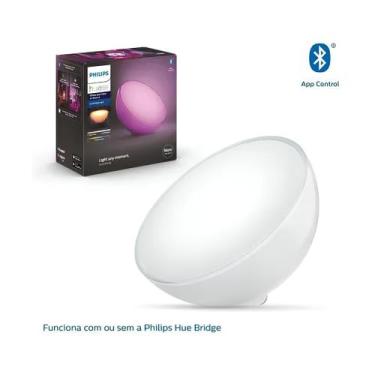 Imagem de Luminária Philips Hue Go Luz Portátil Led Rgb Bluetooth Wifi, Branco