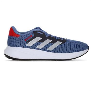 Imagem de Tênis Adidas Response Runner U Azul Marinho Prata e Vermelho - Unissex