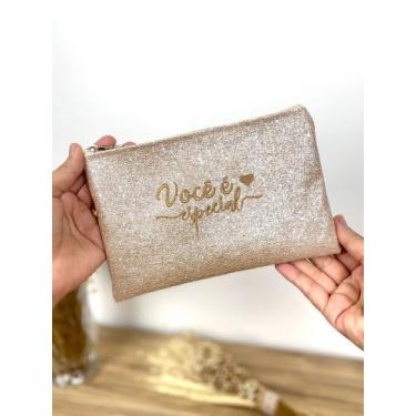 Imagem de Necessaire feminina para maquiagem, viagem, kit higiene - Atelier dos 