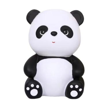 Imagem de XLWLLNJ Estátua de panda, cofrinho para meninas, coleção de estatuetas, centro de mesa, ornamento, escultura, cofrinho para café, escritório