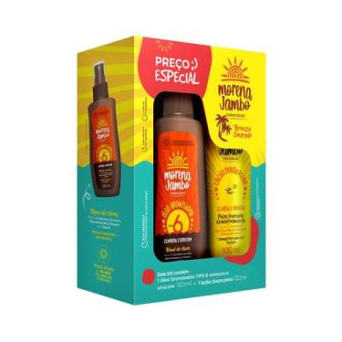 Imagem de Kit Óleo Bronzeador 120ml + Loção Doura Pelos 100ml - Dermacream
