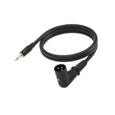 Imagem de Colaxi Cabo de microfone XLR macho de 3,5 mm para XLR, prático, leve e balanceado, para discursos em conferências de home theater, 1 Milhão