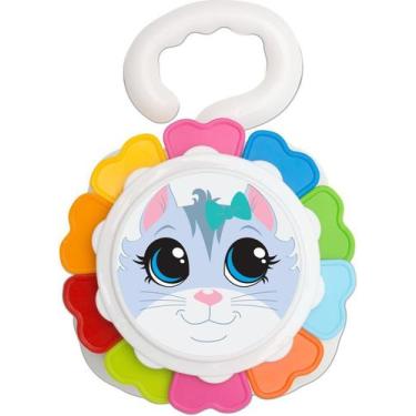 Imagem de Empilha Baby Gatinho Brinquedo Educativo de Empilhar Colorido - Mercot