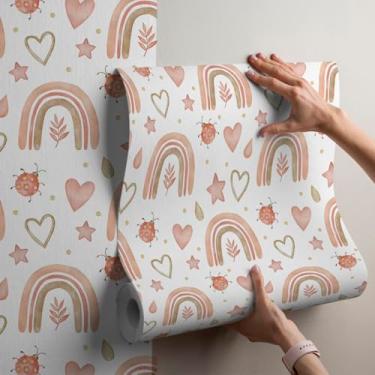 Imagem de Papel de Parede Boho para Quarto Infantil – Tendência em Decoração Suave e Encantadora (Modelo 04)