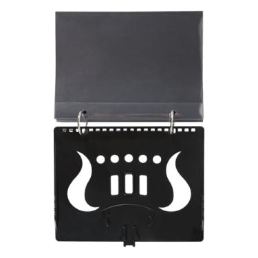 Imagem de Asixxsix Suporte para Partituras, Suporte Portátil e Leve para Partituras Com 5 Folhas de Plástico para Saxofone, Clarinete, Flauta, Trompete, para Estudantes, Profissionais, Banda de