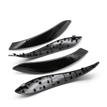 Imagem de Conjunto de maçaneta interna para porta, 2 ou 4 peças, guarnição, compatível com bmw 3 4 séries m3 m4 f30 f80 f31 f32 f33 f34 f35 f36 2013-2018(Piano Black 4PCS)