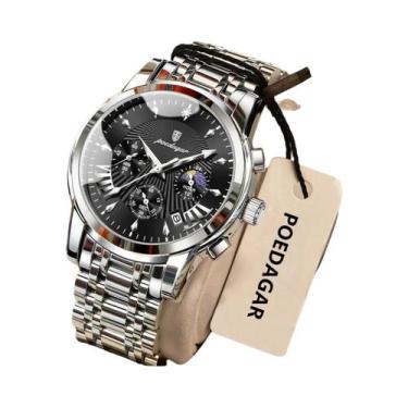 Imagem de Relógio Cronógrafo Luminoso À Prova D'Água Para Homens POEDAGAR, Moda 