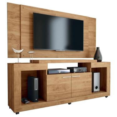 Imagem de Rack Com Painel Para TV 55 Polegadas Movie Marrom Caemmun