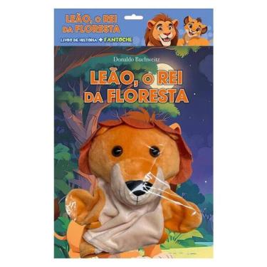 Imagem de Leão, O Rei Da Floresta - Livro De História + Fantoche