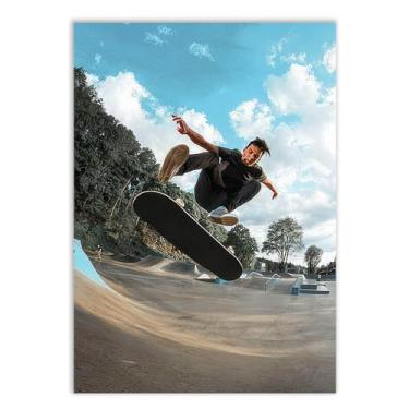 Imagem de Placa Decorativa A2 Skate Parque Pista Manobra Flipao Poster Poster