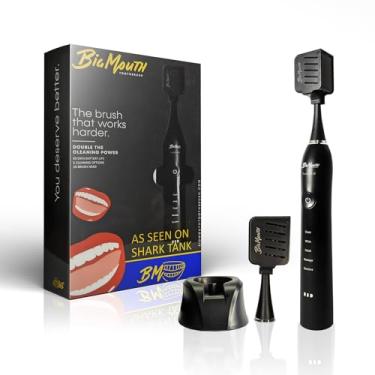 Imagem de Escova de dentes elétrica Big Mouth 2.0 Sonic (preto) | Escova de dentes elétrica de alta qualidade | A nova escova de dentes elétrica sônica para adultos com cabeça de escova extra