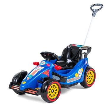 Imagem de Carrinho Infantil 2 em 1 Carro de Corrida F25 Passeio e Pedal Calesita