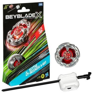 Imagem de Pião Beyblade X Scythe Incendio com Lançador - Hasbro