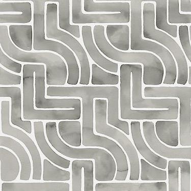 Imagem de Papel de parede Grey Blythe Peel & Stick