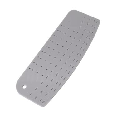 Imagem de oshhni Régua de bainha quente, ferramenta de passar tecido, régua de bainha portátil, ferramenta de costura para, costureiro, artesanato em tecido, Cinza