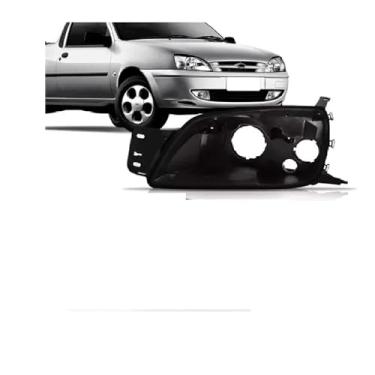 Imagem de Carcaça Farol Fiesta Courier 2000 2001 2002 2003 2004 2005 Direito