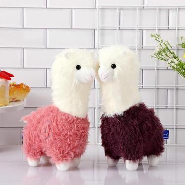 Imagem de Pelúcia de pelúcia Chalyna Lhama de 25 cm para meninas, 2 peças