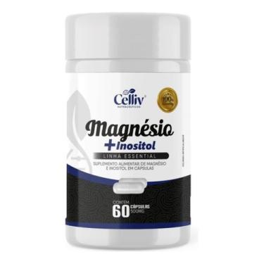 Imagem de Suplemento Magnésio e Inositol Vitamina D 60 caps - celliv