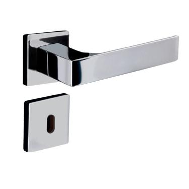 Imagem de Fechadura Interna Reta Roseta S40 Cromado Quadratta Aliança