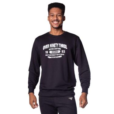 Imagem de Blusão de Moletom Masculino Over Surf Careca Preto-Masculino